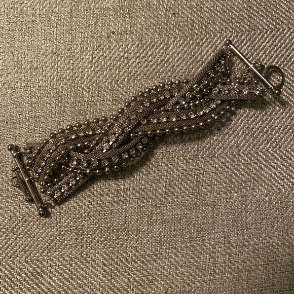 Rhinestone braid bracelet - Picture 1 of 1